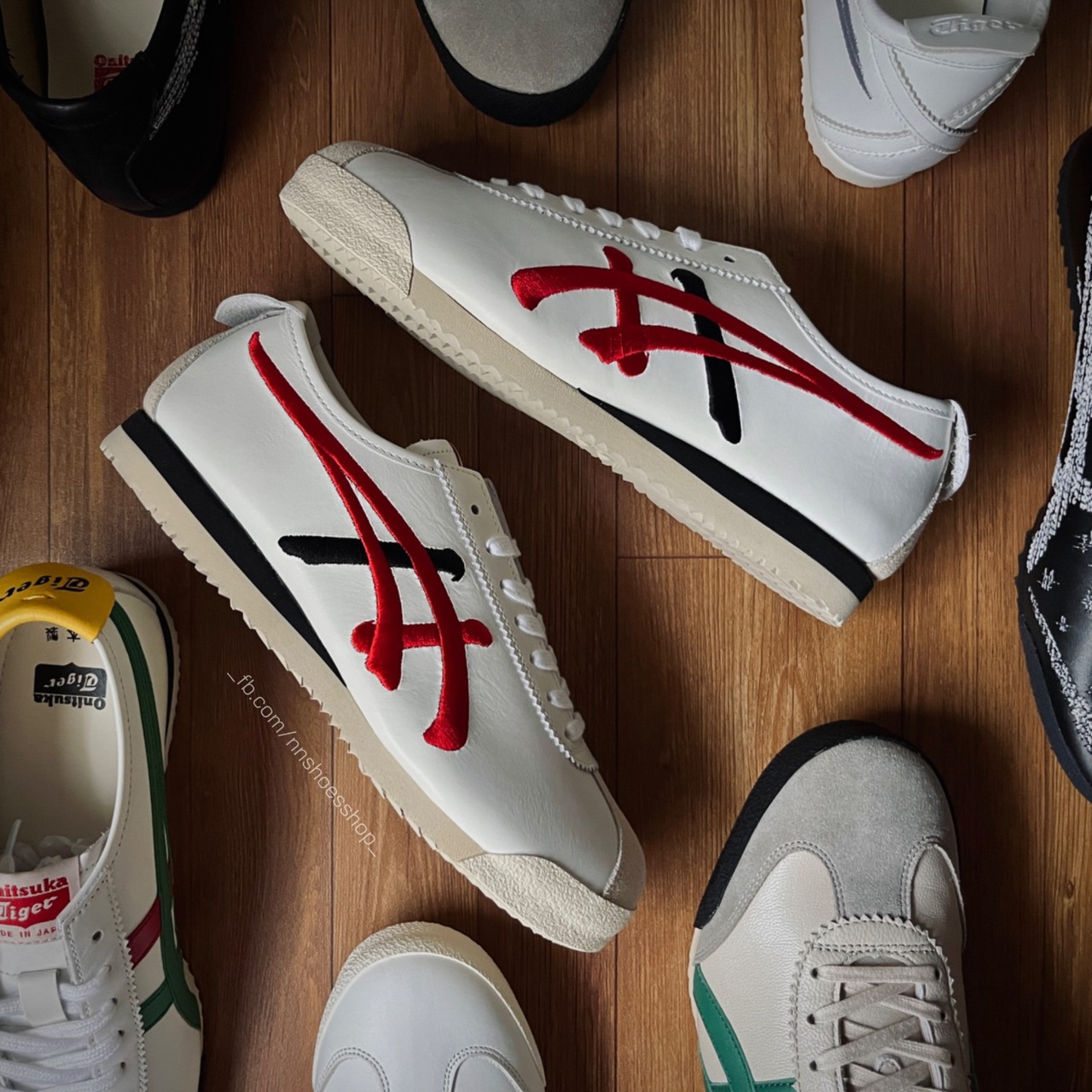 ONITSUKA TIGER LIMBER UP NM WHITE CLASSIC RED