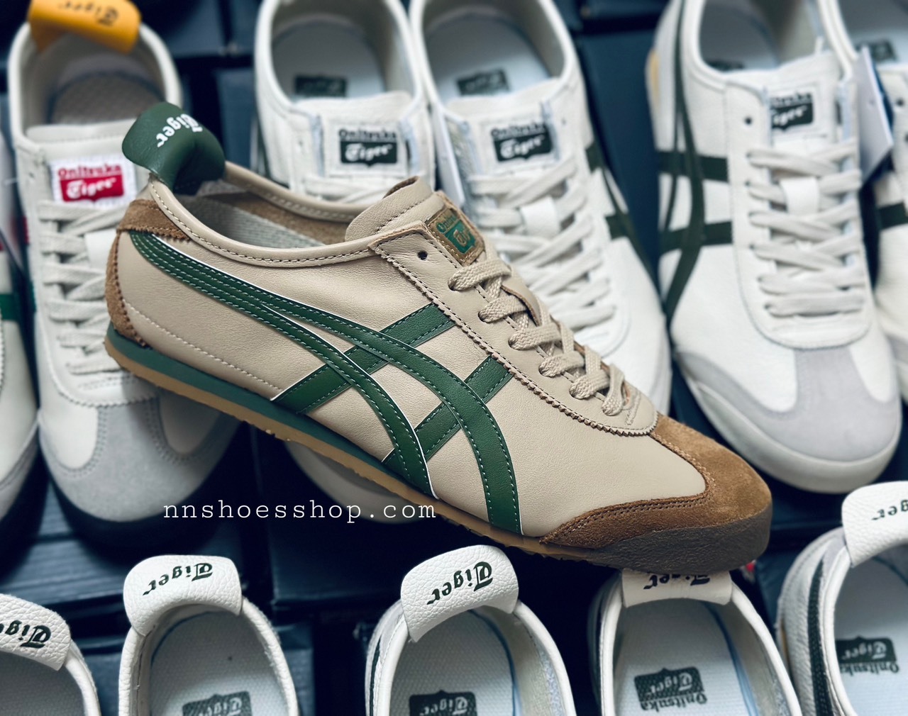 N&N Shoes Shop | ONITSUKA MEXICO 66 BEIGE GRASS GREEN