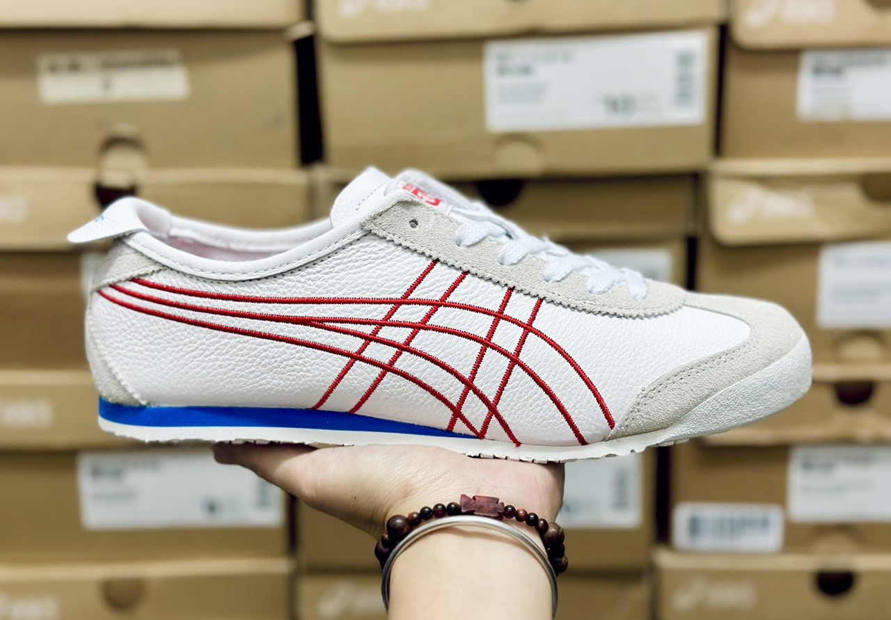 ONITSUKA MEXICO 66 WHITE CLASSIC RED