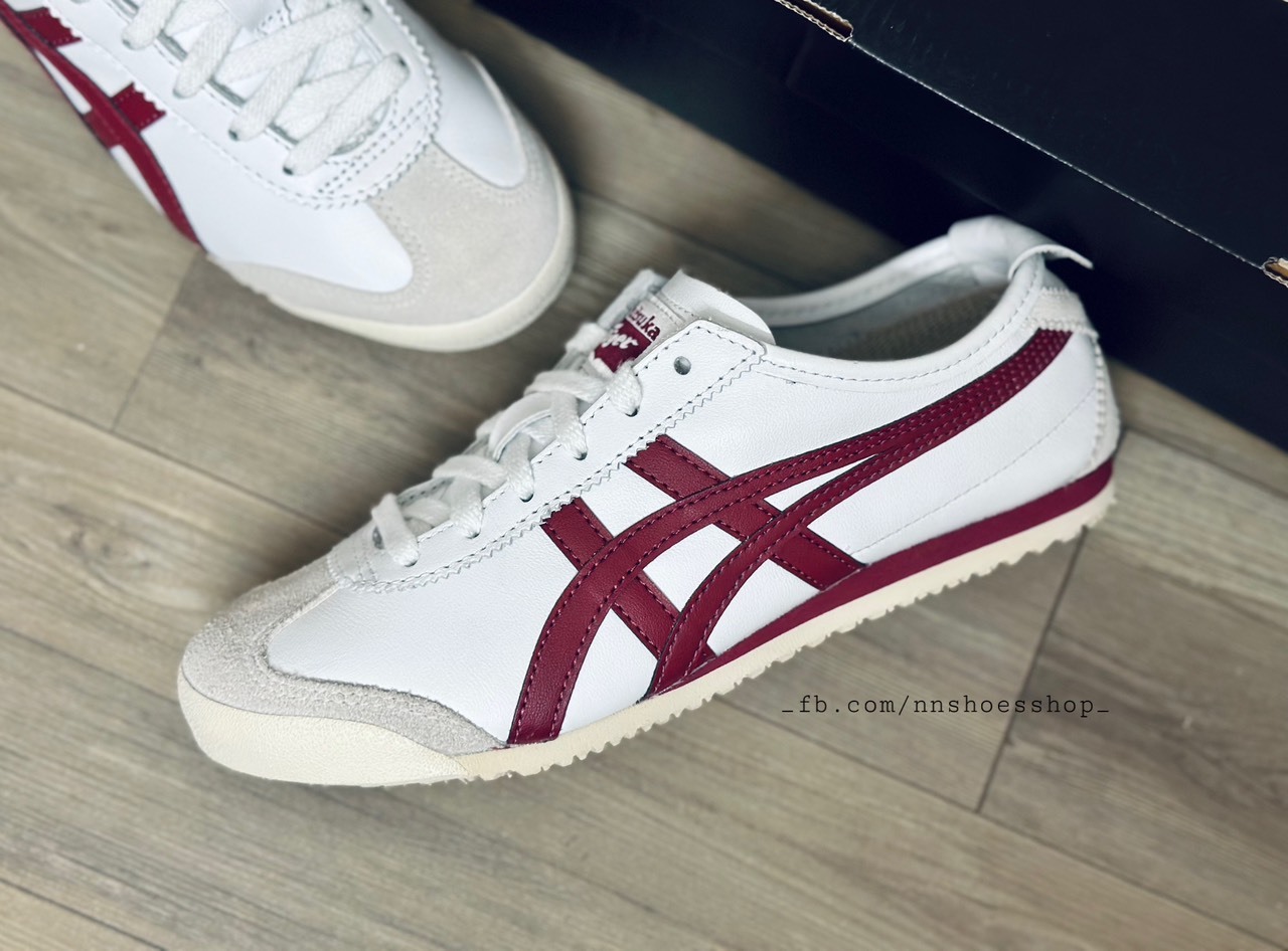 ONITSUKA MEXICO 66 WHITE BURGUNDY