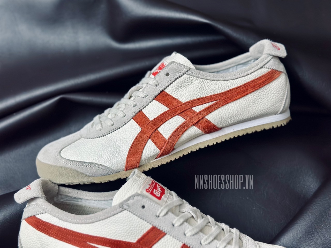 ONITSUKA MEXICO 66 VIN CREAM FIERY RED 