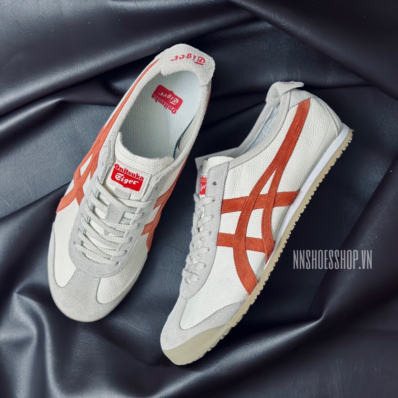 ONITSUKA MEXICO 66 VIN CREAM FIERY RED 