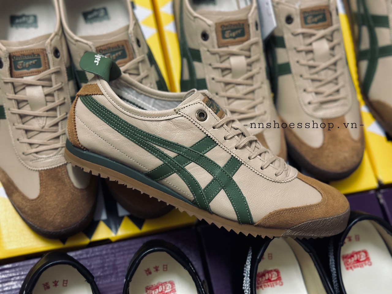 ONITSUKA MEXICO 66 SD BEIGE GREEN