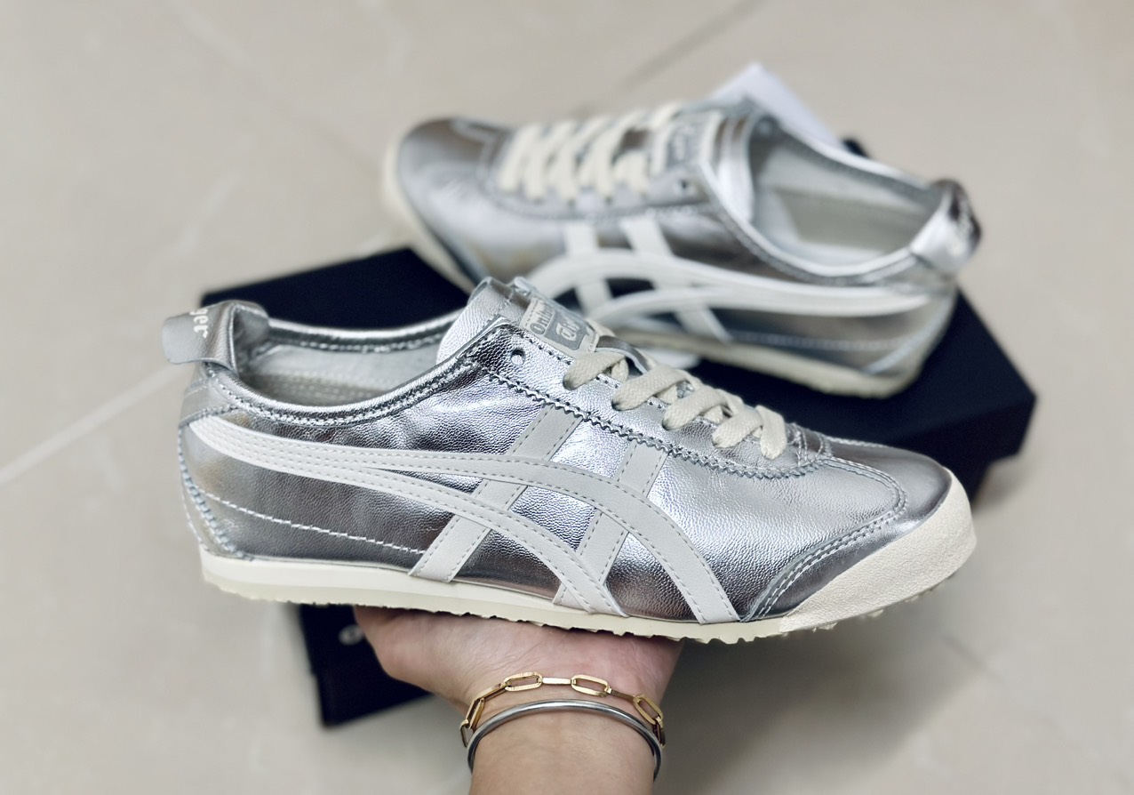 ONITSUKA MEXICO 66 SILVER OFF WHITE