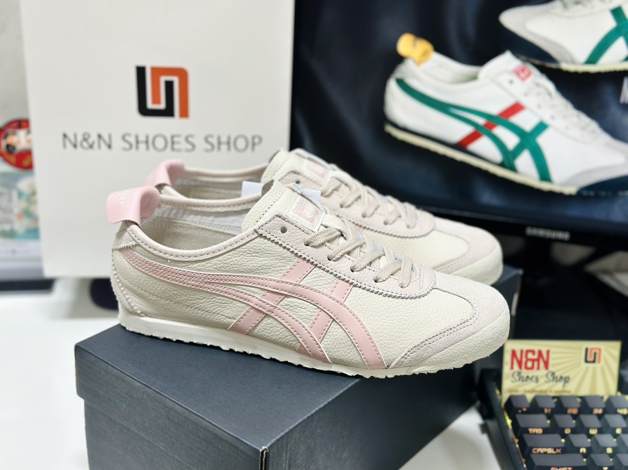 ONITSUKA MEXICO 66 OATMEAL GINGER PEACH