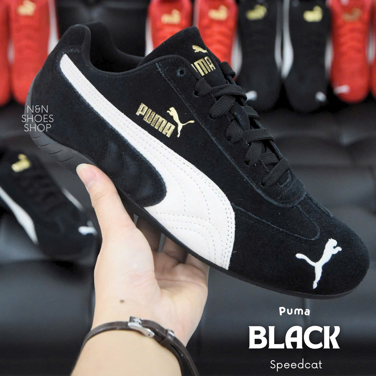 PUMA SPEEDCAT OG BLACK WHITE