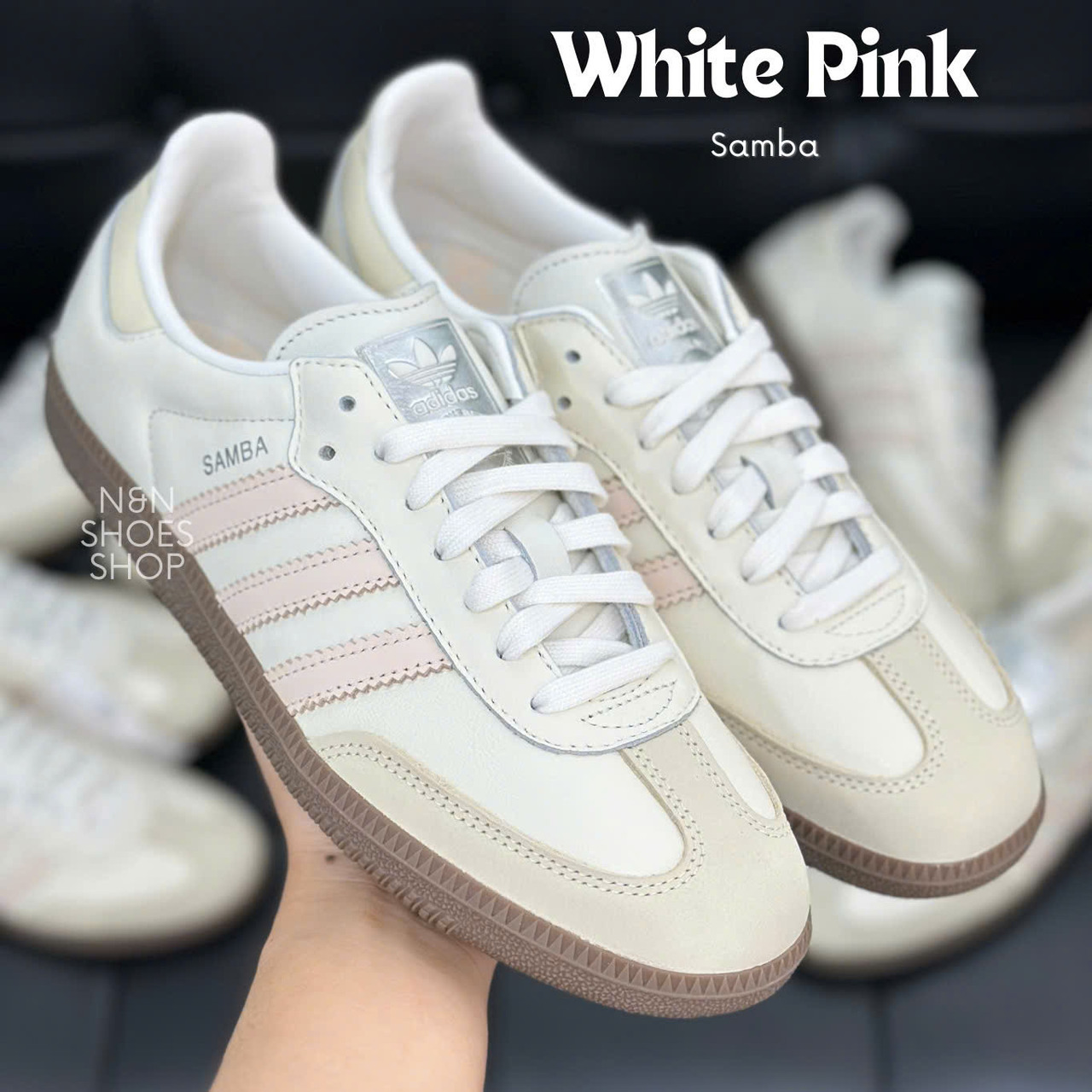 SAMBA OG PINK CLOUD WHITE