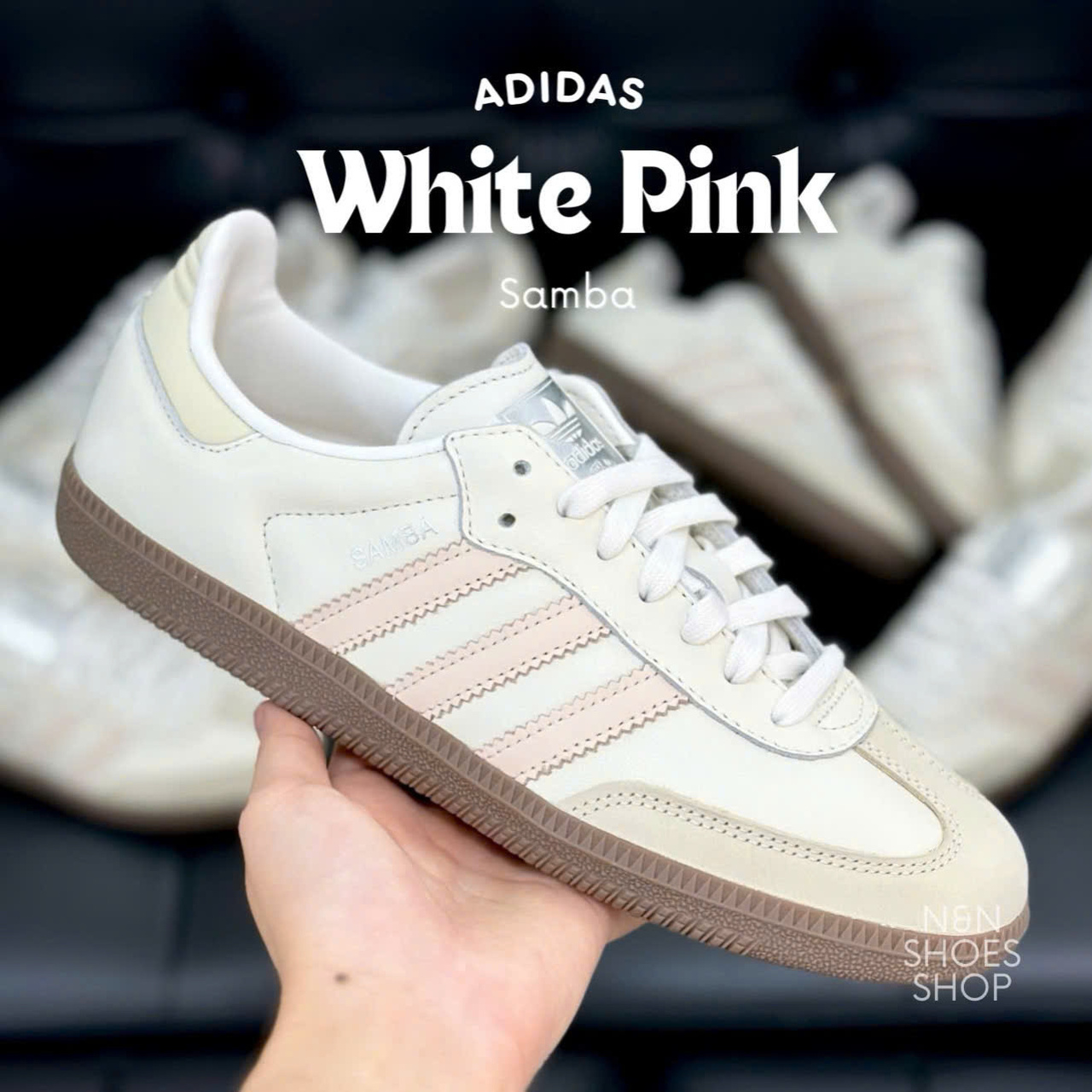 SAMBA OG PINK CLOUD WHITE