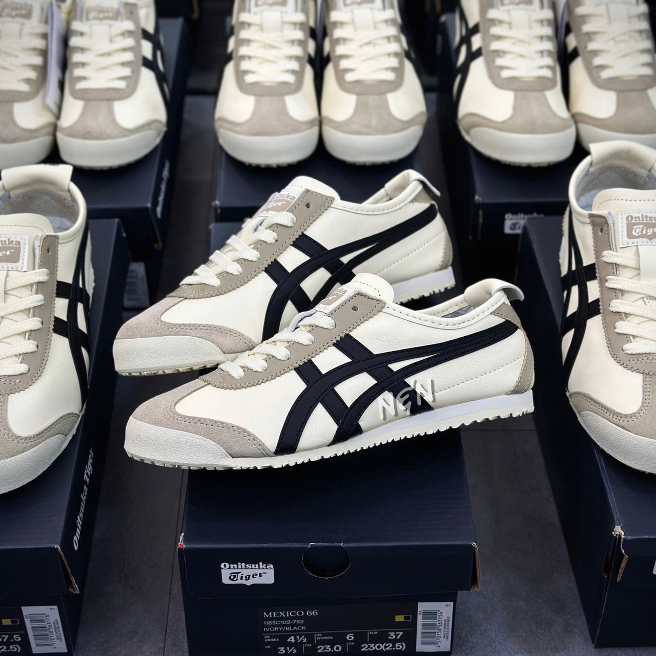 ONITSUKA MEXICO 66 IVORY BLACK 