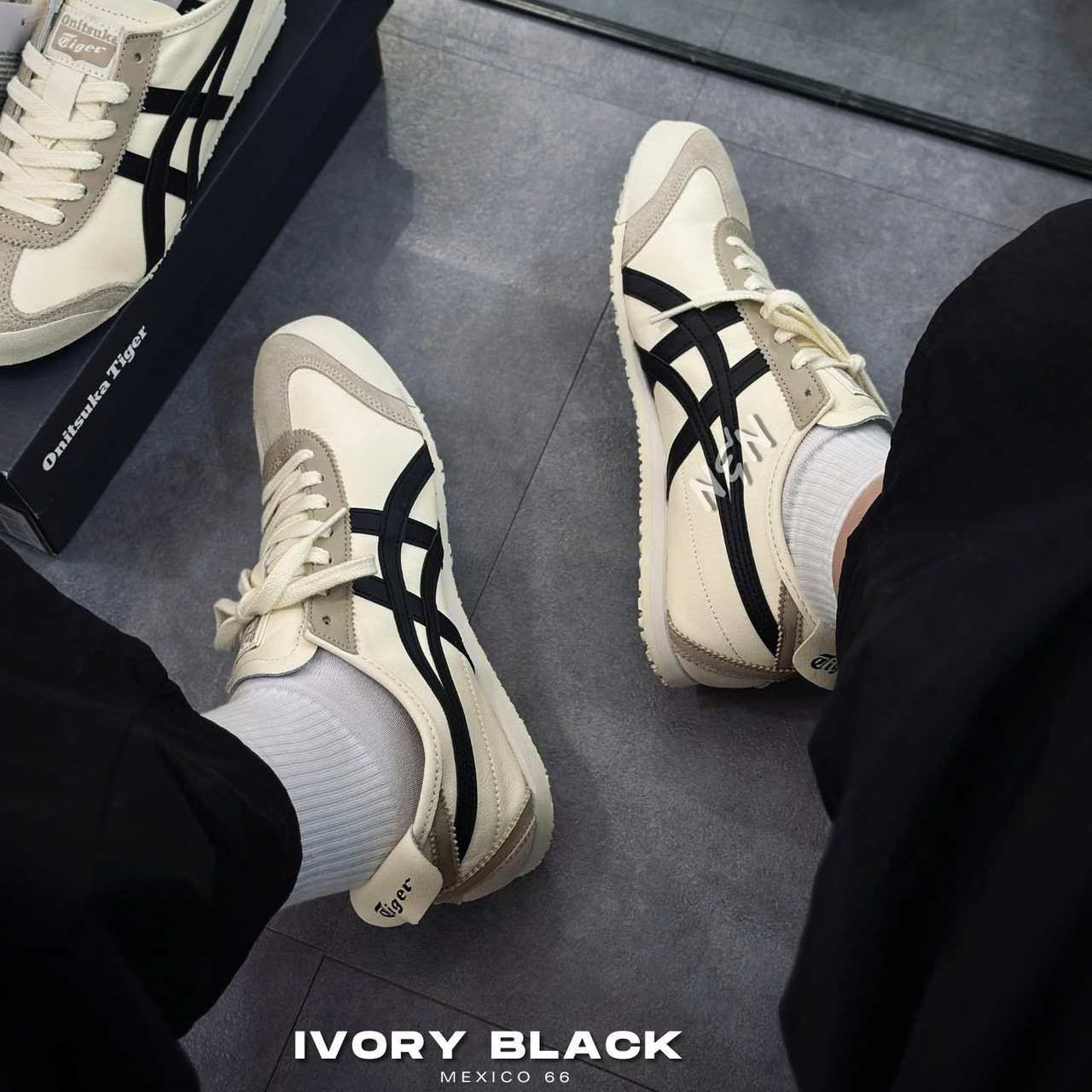 ONITSUKA MEXICO 66 IVORY BLACK 